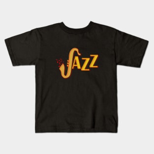 Sax Jazz Kids T-Shirt